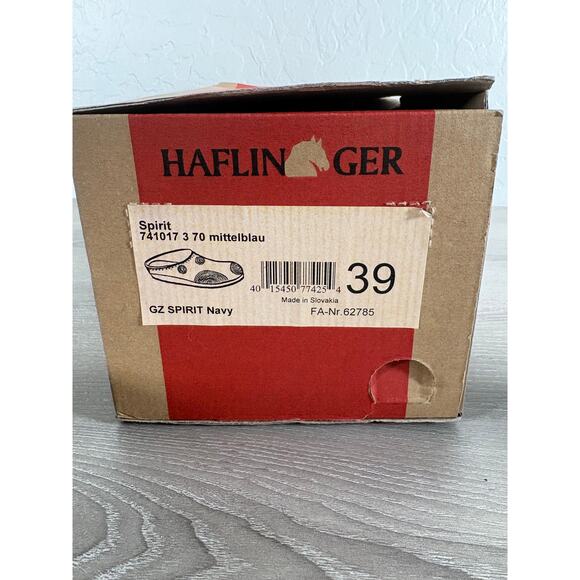 Haflinger GZ Spirit Navy Wool Women's Slippers Shoes- Size 39 US 8- EUC - Picture 8 of 8
